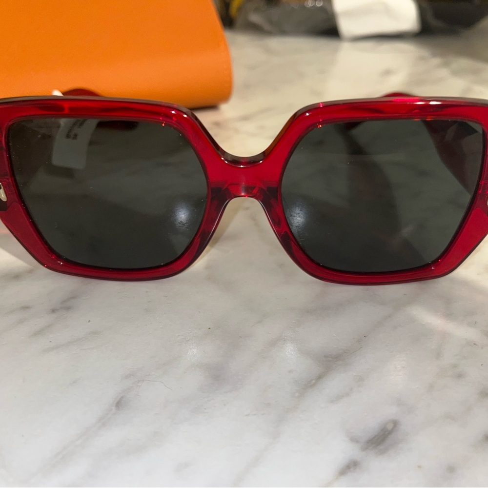 Tory Burch Vibrant Red Sunglasses